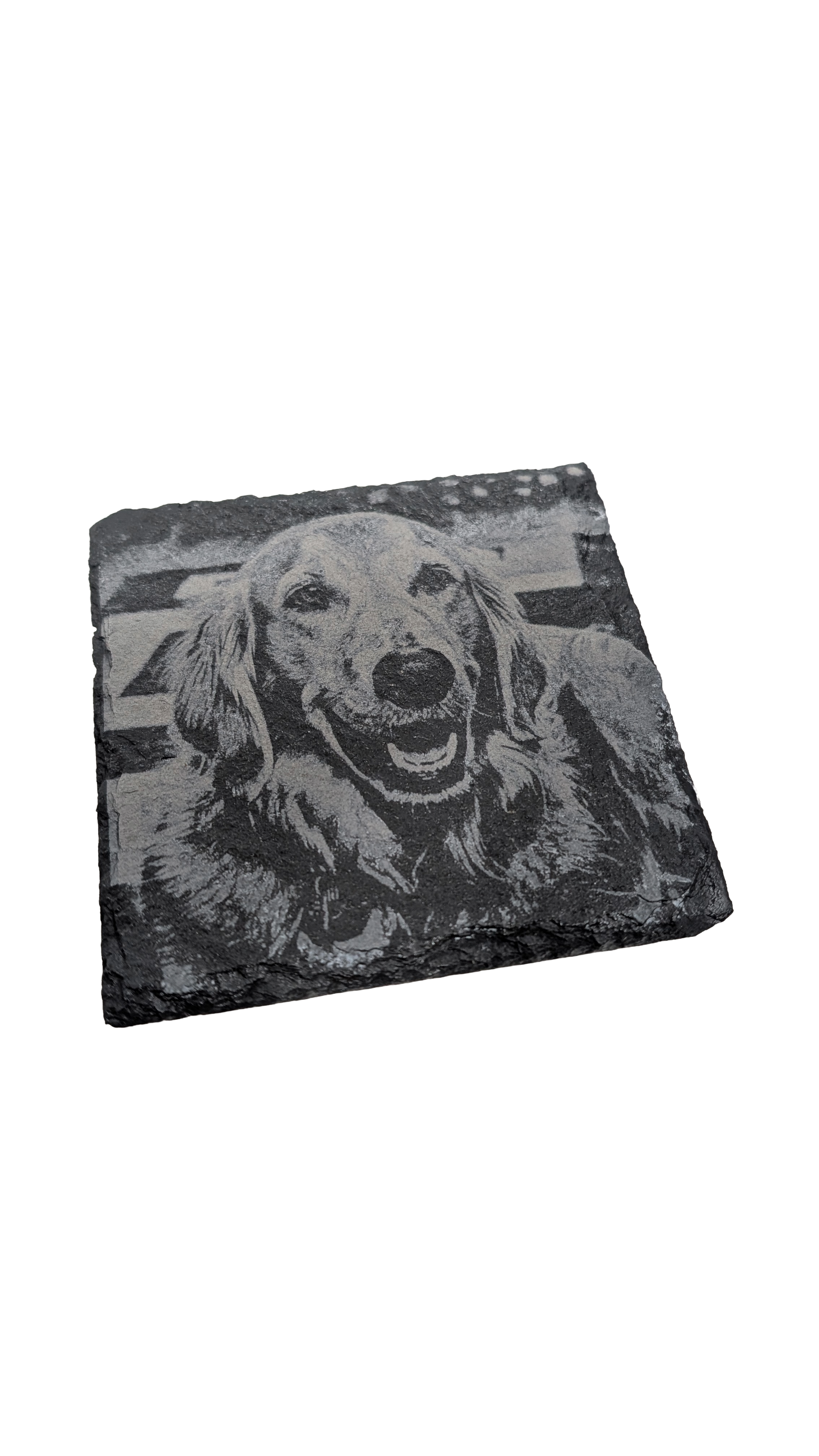 Personalized Laser Engraved Slate Coasters